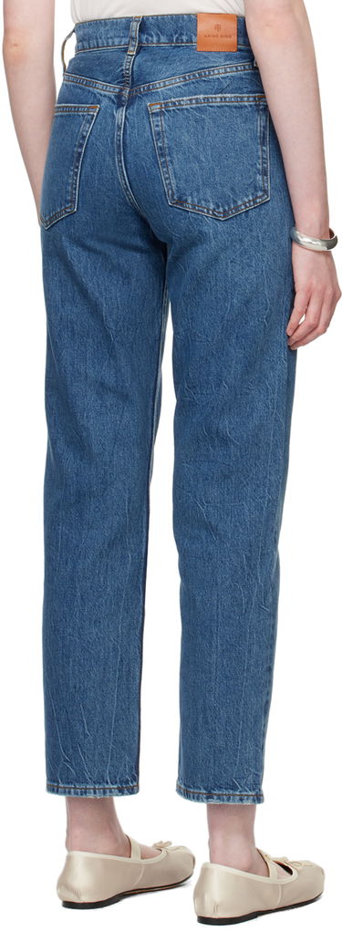 Дънки Anine Bing ANINE BING Benson Straight Jeans Синьо | A-06-10010-WHD20, 2