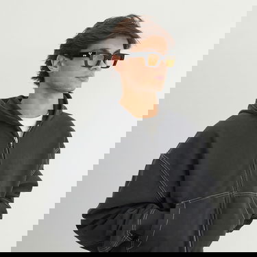 Слънчеви очила Off-White Virgil Rectangular Frame Sunglasses Черно | OERI008C99PLA0041018, 6