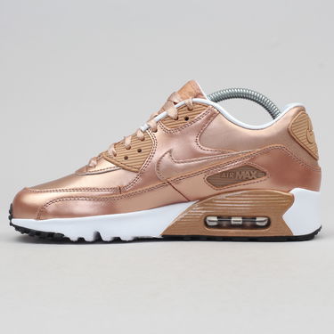Кецове и обувки Nike Air Max 90 SE Leather "Metallic Bronze" GS Металик | 859633-900, 0