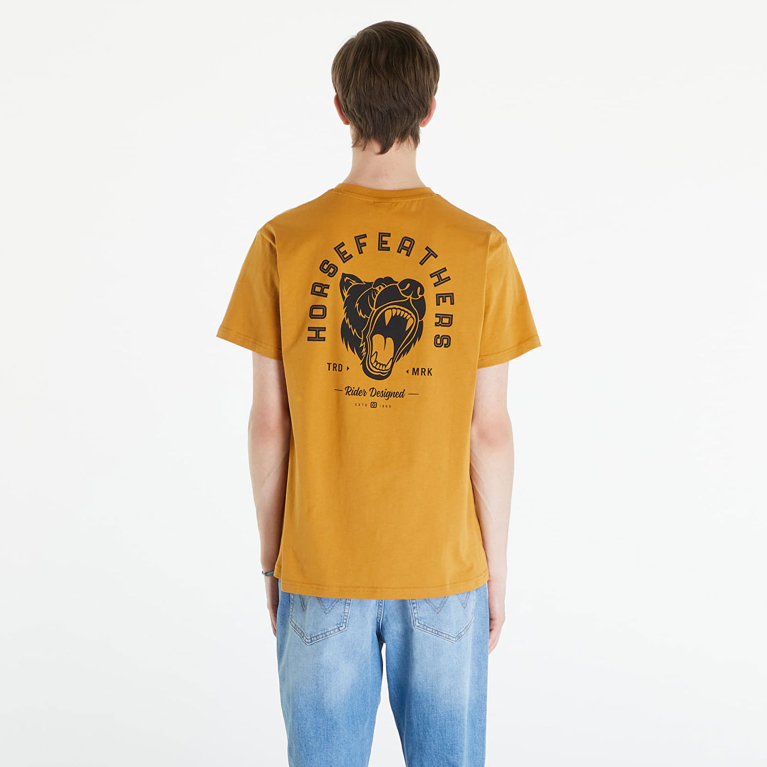 Тениска Horsefeathers Roar II T-Shirt Spruce Yellow Жълто | SM1340A, 1