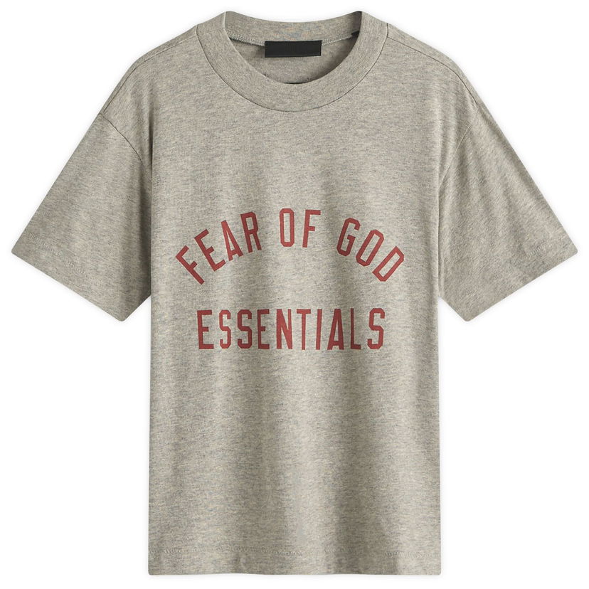 Тениска Fear of God Essentials Tri-Blend Crewneck T-Shirt Сиво | 125BT245441FW-28202872