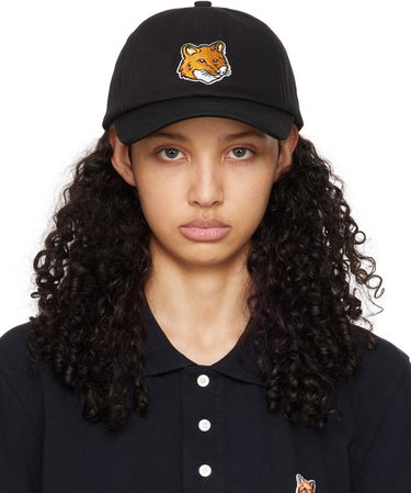 Шапка с козирка MAISON KITSUNÉ Large Fox Head 6P Cap Черно | MM06103WW0096, 0
