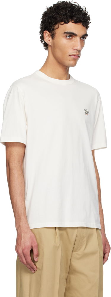 Тениска MAISON KITSUNÉ Maison Kitsuné Barista Fox Patch Relax T-Shirt Бяло | CKNU00102KJ7014, 1