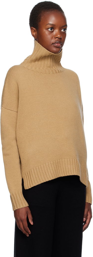 Пуловер Max Mara Turtleneck Sweater Бежово | 2313661233600 MM12002, 4