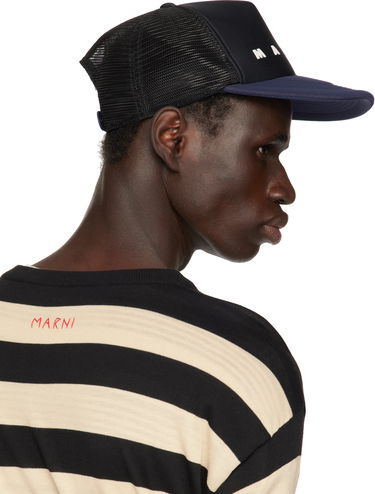 Шапка с козирка Marni Marni Logo Trucker Hat Черно | CLZC0141P1 UAN100, 2