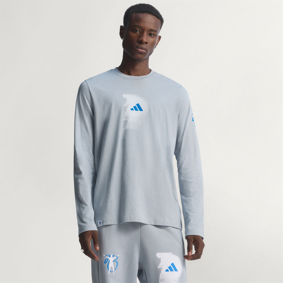 Тениска adidas Performance Jude Bellingham Long Sleeve T-Shirt Синьо | JX3960, 0