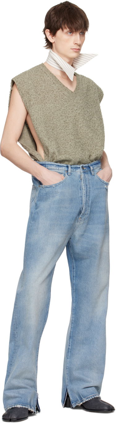 Дънки Maison Margiela Maison Margiela Buckle Jeans Синьо | S50LA0238 S30383, 3