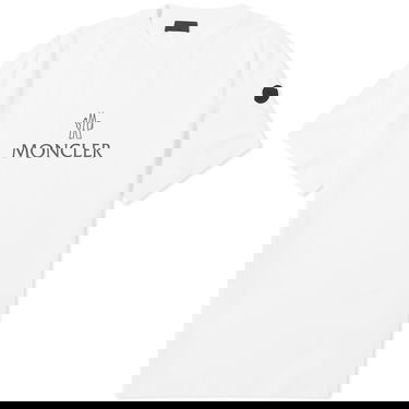 Тениска Moncler Text Logo T-Shirt White Бяло | 8C000-60-829H8-001, 0