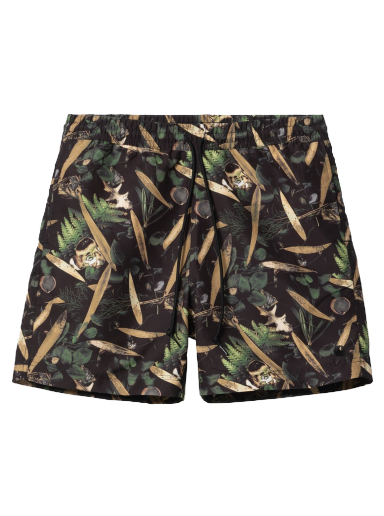 Бански Carhartt WIP Slater Swim Trunks "Lumen Print/Black" Черно | I031536_1HC_XX