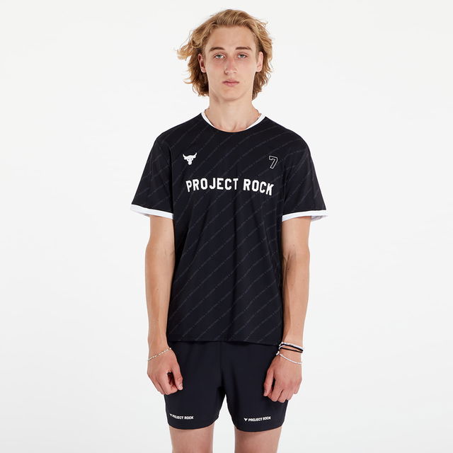 Project Rock Rugby Shirt Black/ White