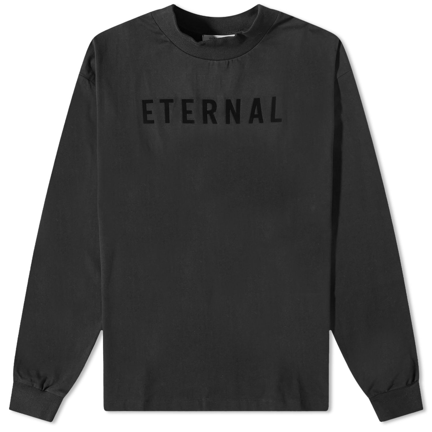 Тениска Fear of God Long Sleeve Eternal Cotton Tee Черно | FGE50-002AJER-001, 0