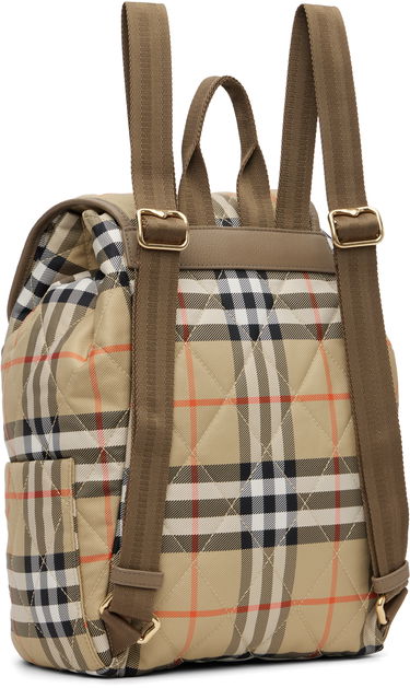 Раница Burberry Burberry Horseshoe Quilted Backpack Бежово | 8115396, 2