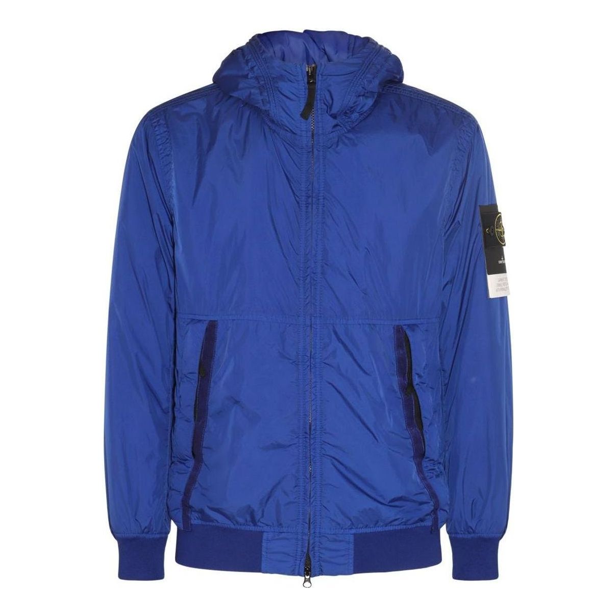 Ветровка Stone Island Hooded Track Jacket with Logo Patch Синьо | 791540823-V0022, 0