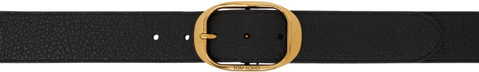 Колани Tom Ford Tom Ford Oval Buckle Leather Belt Черно | TB279-LCL242X, 0
