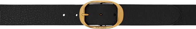Tom Ford Oval Buckle Leather Belt