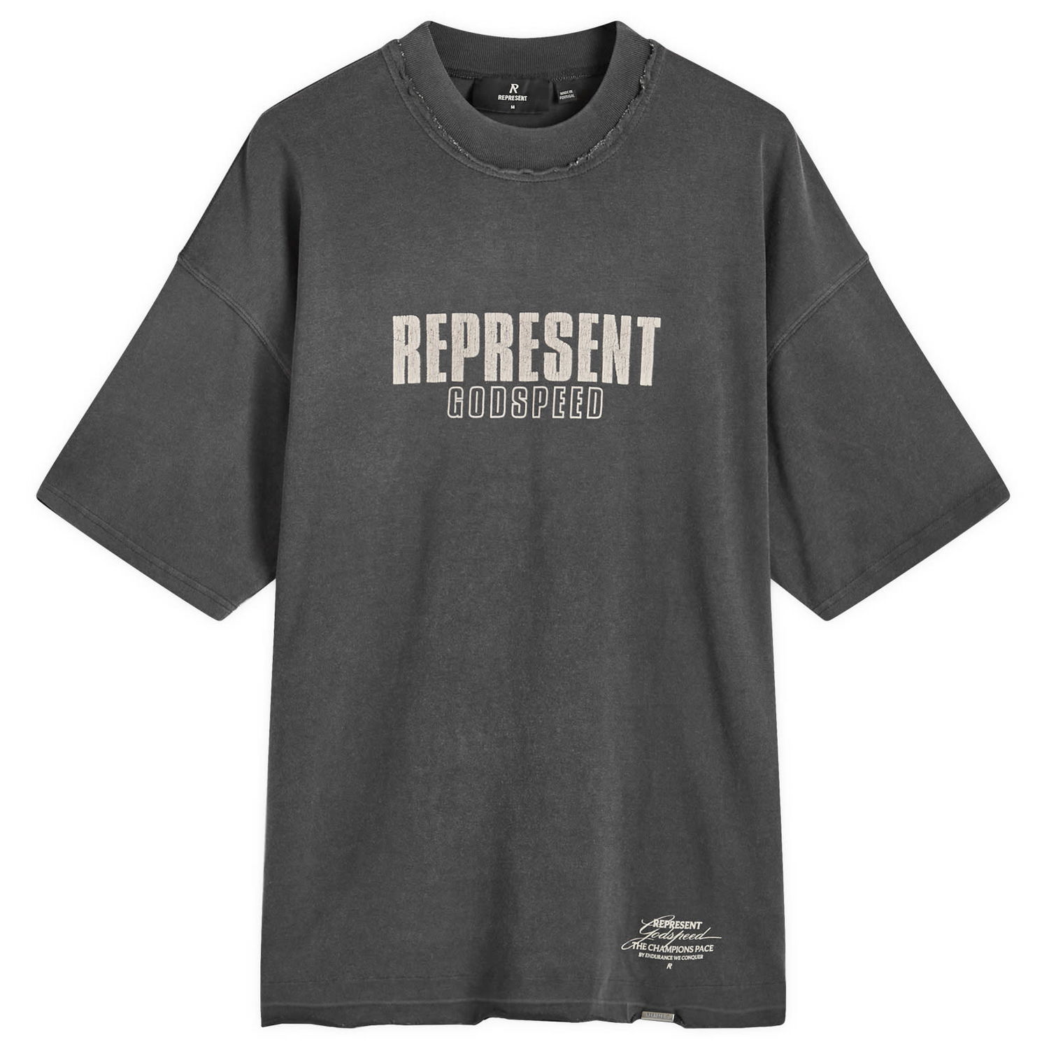 Тениска Represent Clo Godspeed T-Shirt Aged Черно | MLM4222-210, 0