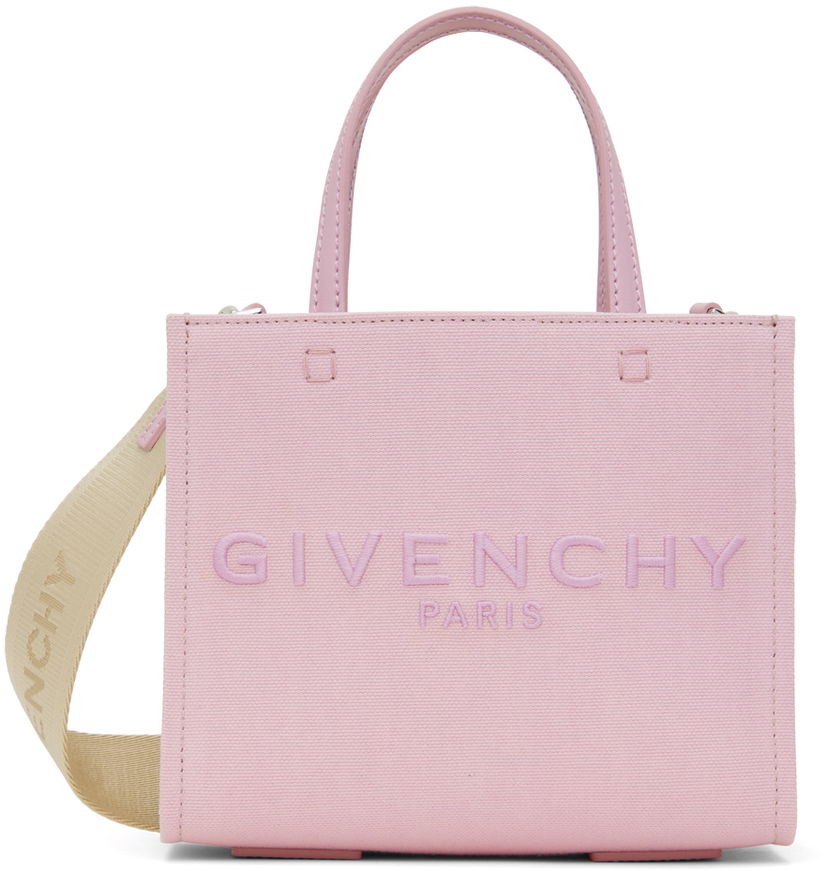 Голяма пазарска чанта Givenchy Mini G-Tote Shopping Bag Розово | BB50N0B1ZS656