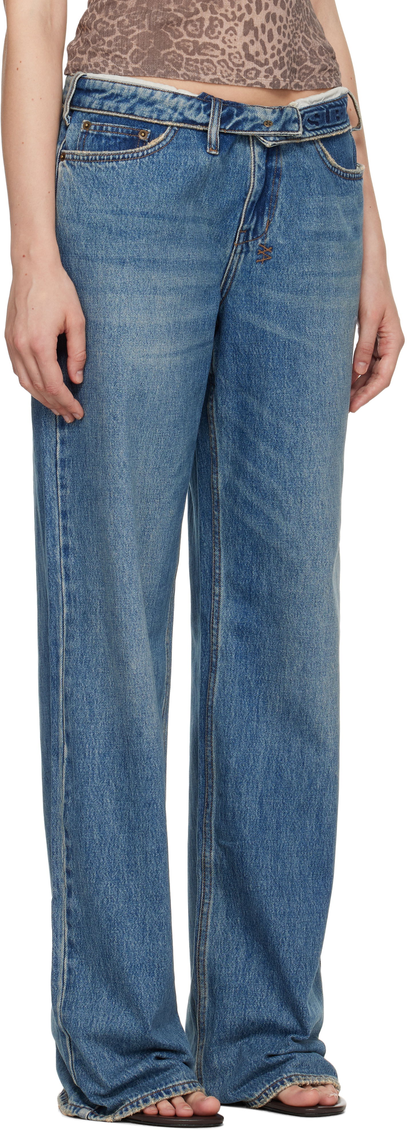 Дънки Ksubi Low Rider Flip Jeans Синьо | WPF25DJ014, 1