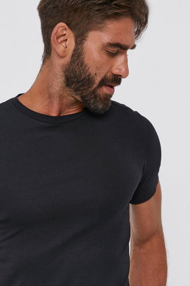 Тениска Polo by Ralph Lauren Crew Base Layer Tee - 2 Pack Черно | 714835960001, 4