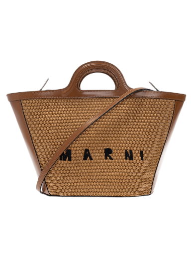 Medium Logo Woven Tote Bag