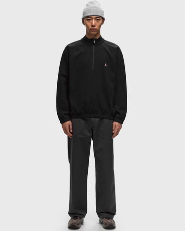 Суитчър ROA Heavy Half Zip Sweatshirt Черно | RBMW0334FA241, 1