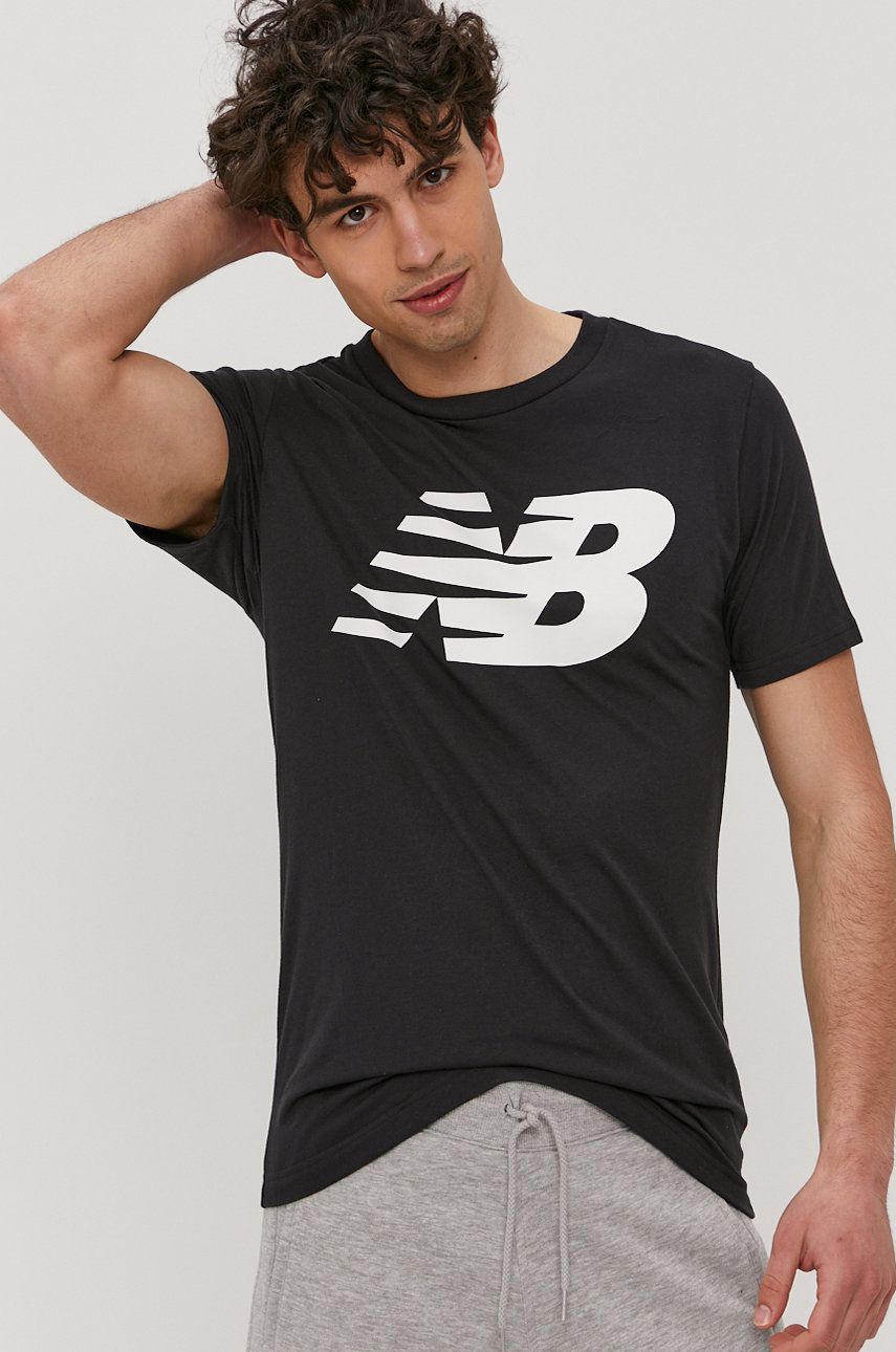 Тениска New Balance Classic Tee Logo Черно | MT03919BK, 0