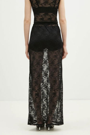 Пола Ksubi KSUBI Veneda Slip Maxi A-Line Skirt Черно | WPS25SK004, 2