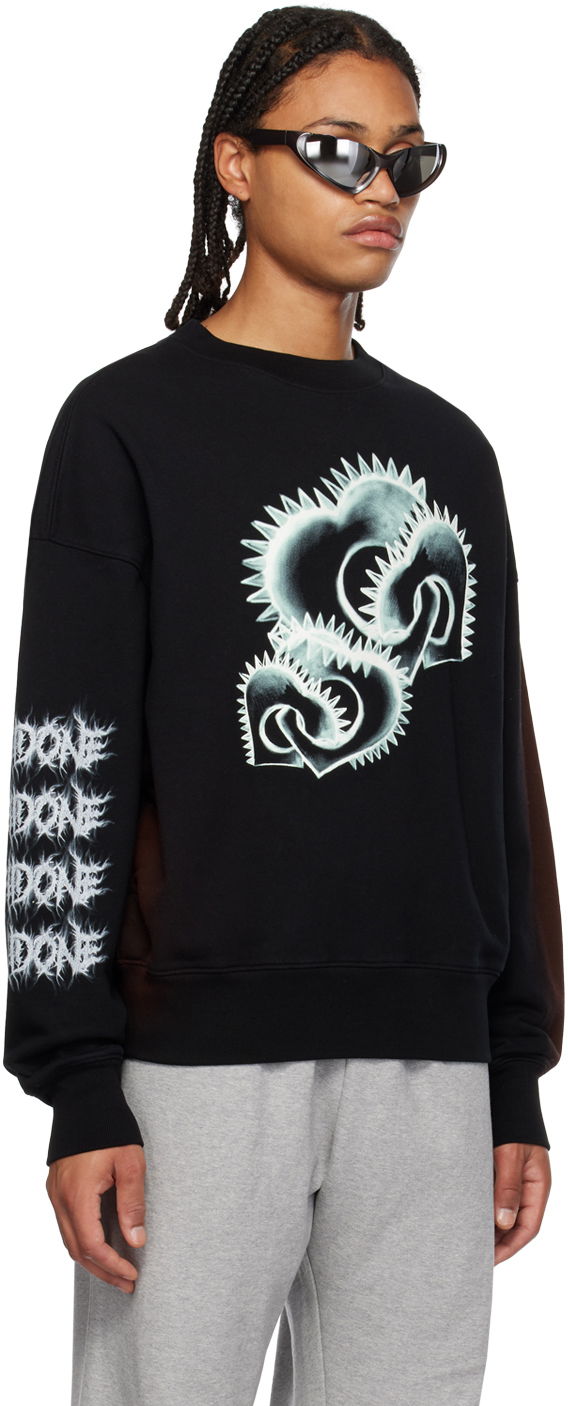 Суитчър We11done We11done Crewneck Sweatshirt Черно | WD-TS3-23-710-U-BK, 1