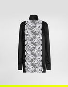 Dolce & Gabbana Satin Top with Lace Panel