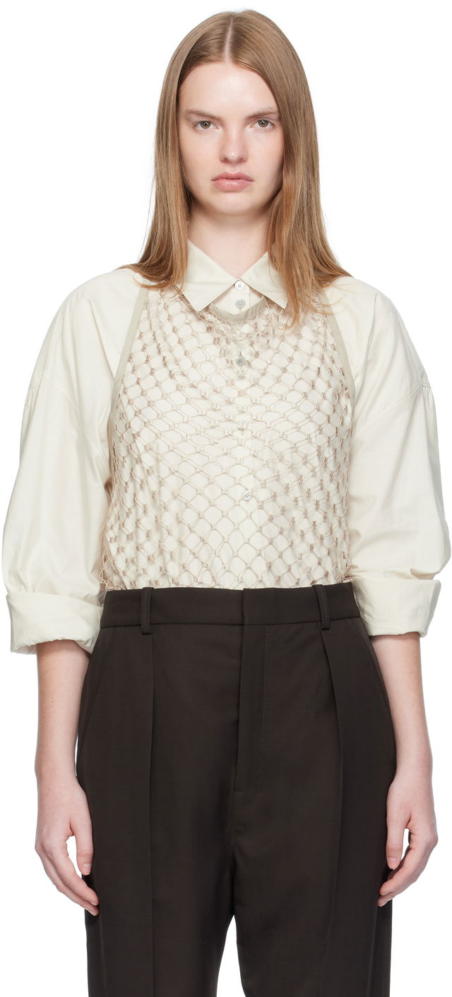 LEMAIRE Fishnet Halter Top