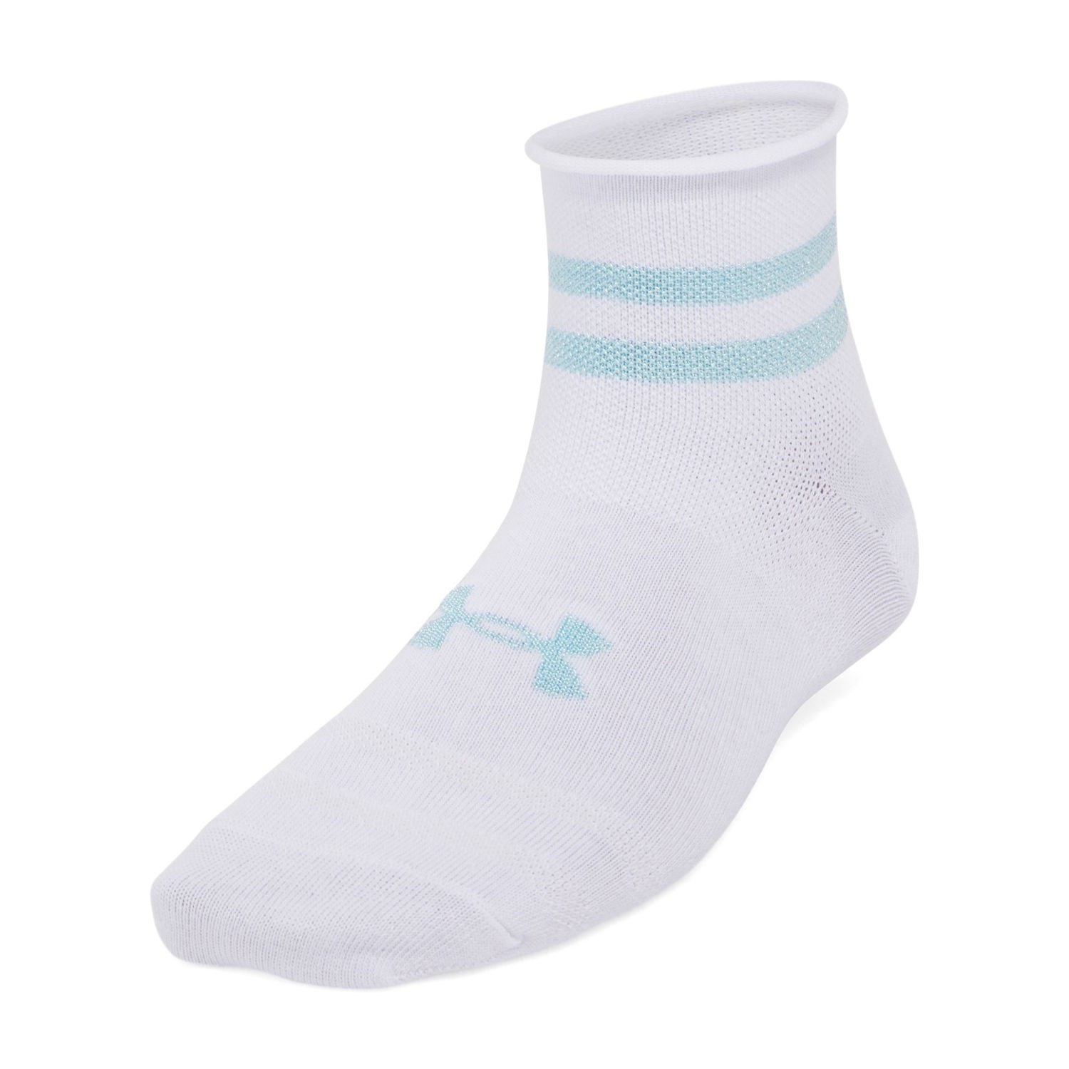 Чорапи Under Armour Essential Quarter Socks - 3 Pack Бяло | 1384025-105, 1