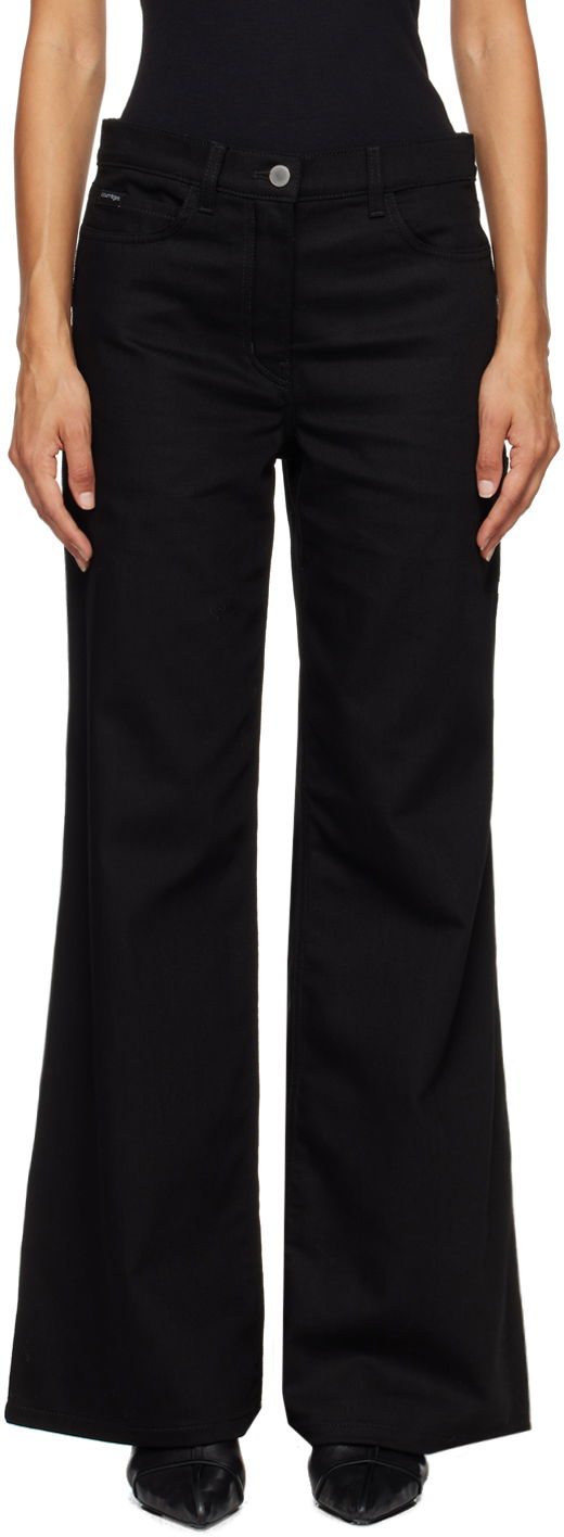 Панталони Courrèges Courrèges Hammer Baggy Jeans Черно | VESDPA253DE0020, 0