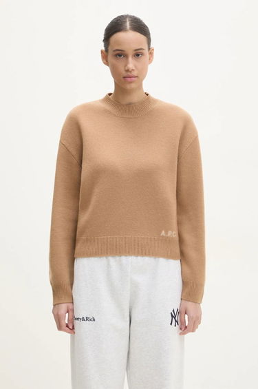 Пуловер A.P.C. A.P.C. Pull Esther Wool Sweater Кафяво | WVBDK.F23373.CAB, 0