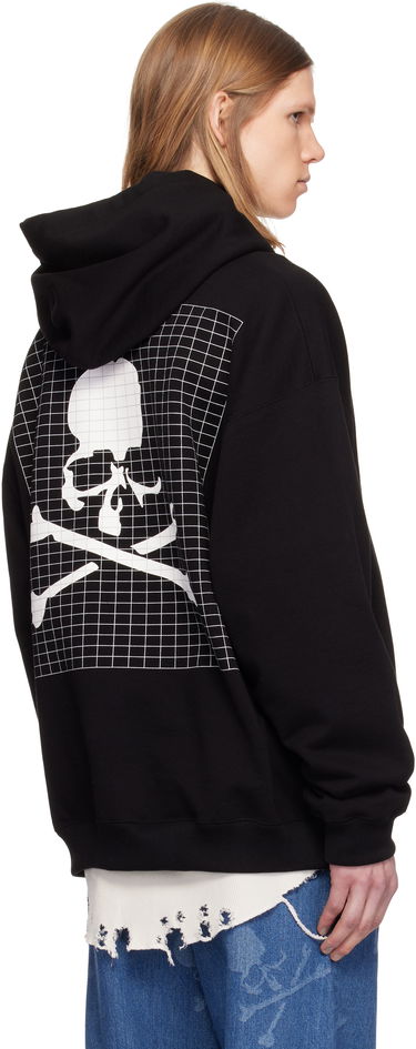 Суитчър Mastermind WORLD Mastermind World Boxy Fit Grid Hoodie Черно | MW25S14-SW014-015, 2