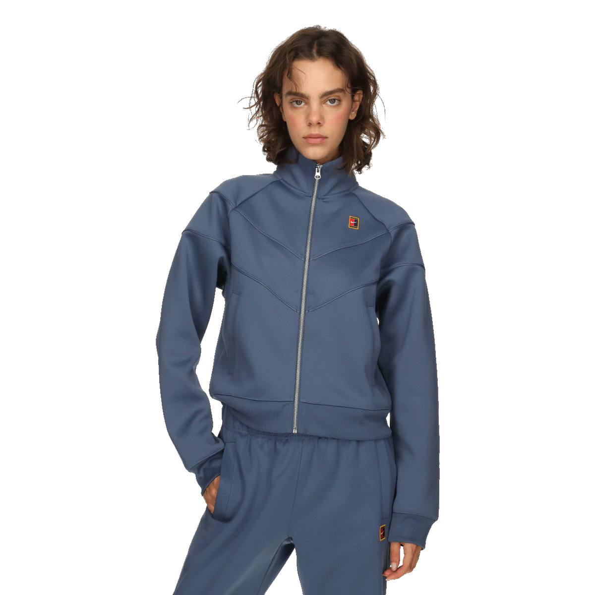 Яке Nike Court Heritage Knit Poly Jacket Синьо | FZ6507-415, 0