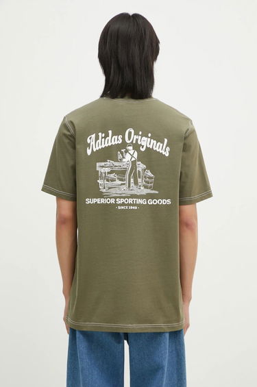 Тениска adidas Originals adidas Originals Wabash T-Shirt Зелено | JP4476, 2