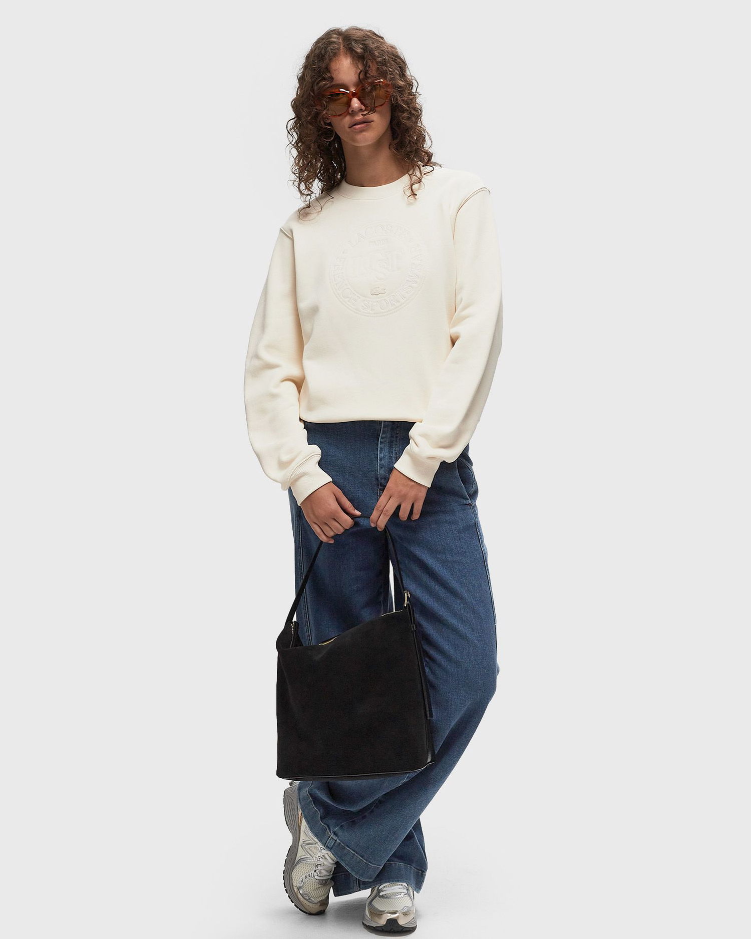 Суитчър Lacoste SWEATSHIRT Бежово | SF2565-XFJ, 1