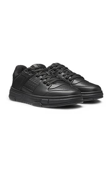 Облекло BOSS Mesh Trim Trainers Черно | 50548531