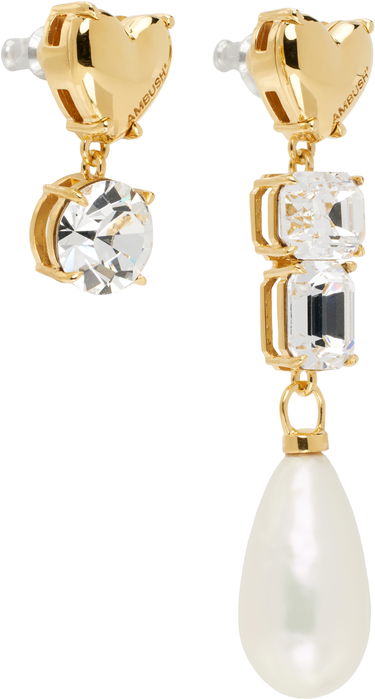 Обеци Ambush AMBUSH Pearl Mix Drop Earrings Металик | BWOD008F24SIL0017600, 1