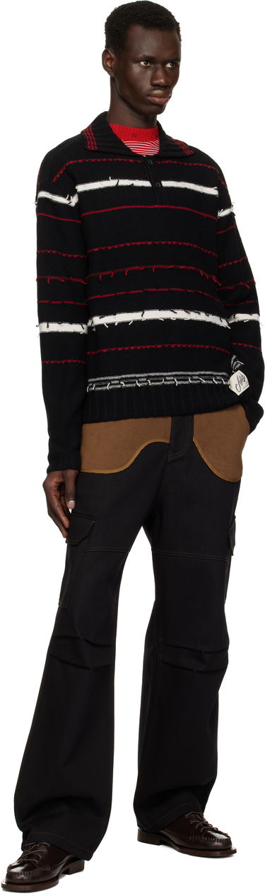 Карго панталони Andersson Bell Andersson Bell Inside Out Denim Cargo Pants Черно | apa785m, 3