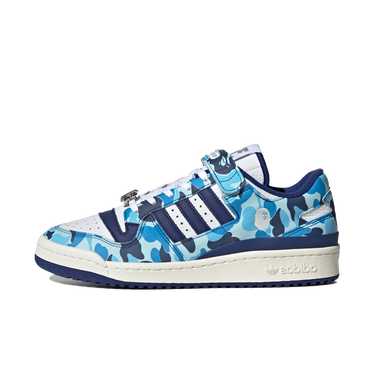 Кецове и обувки adidas Originals BAPE x Forum Low 84 30th Anniversary "Blue Camo" Синьо | ID4772, 0