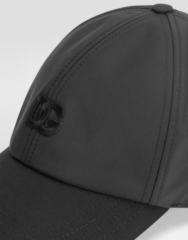 Шапка с козирка Dolce & Gabbana Dolce & Gabbana Nylon Baseball Cap Черно | GH886ZFUS33N0000, 2