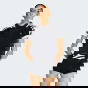 Cali Fuzzy Cropped Polo Knitted T-Shirt