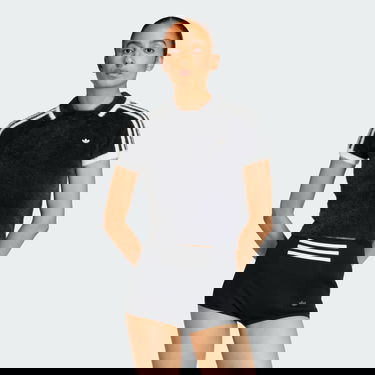 Поло тениска adidas Performance Cali Fuzzy Cropped Polo Knitted T-Shirt Черно | KD2428, 0