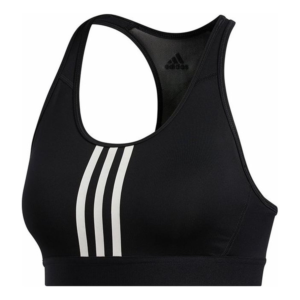 Сутиен adidas Originals 3-Stripe Black Sports Bra Черно | FT3128, 0