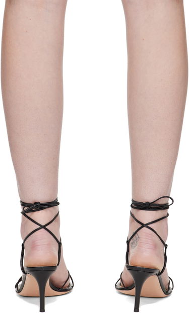 Кецове и обувки Gianvito Rossi Gianvito Rossi Strappy Nappa Heeled Sandals Черно | G32633-70RIC-NAP, 1