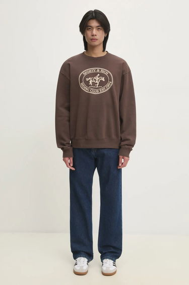 Суитчър Sporty & Rich Sporty & Rich Riding Club Sweatshirt Кафяво | ST071512244BR03, 8