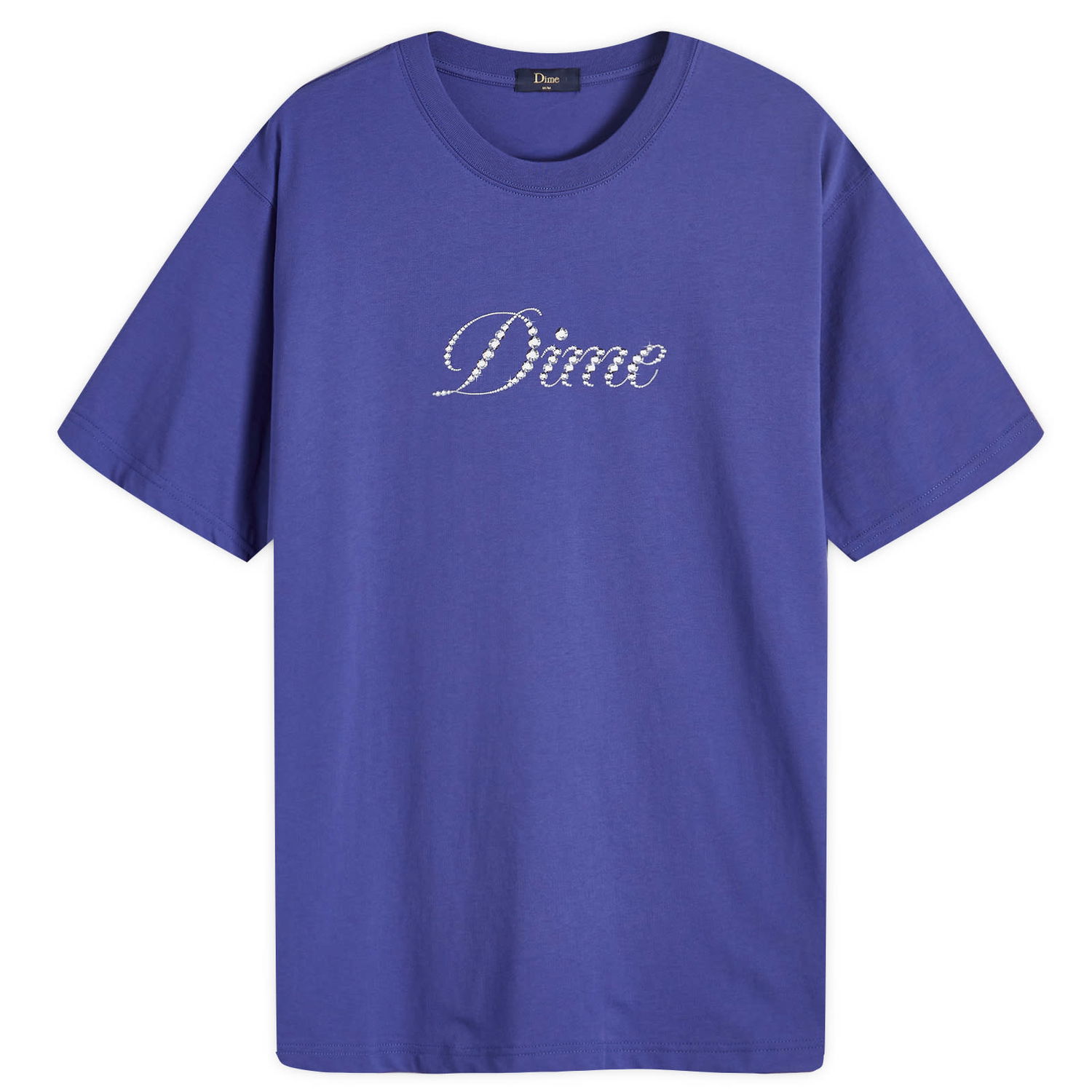 Тениска Dime Icy Cursive T-Shirt Синьо | DIMESU2434IND, 0