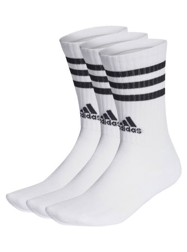 Бельо и чорапи adidas Originals Socks 3S Cushioned Crew Бяло | ht3458