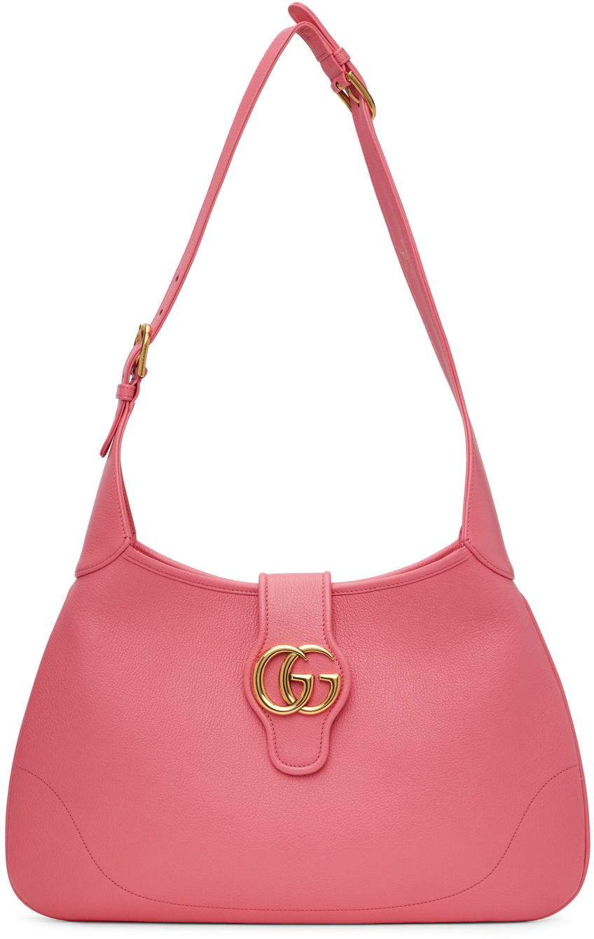 Чанта през рамо Gucci Medium Aphrodite Shoulder Bag Розово | 726274 AAA9F, 0